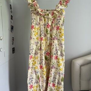 Floral Ruffle Maxi Dress